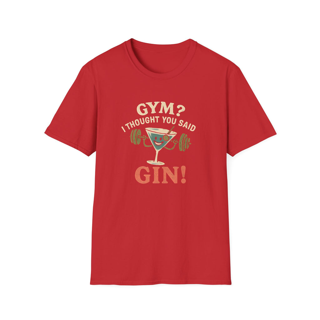 Gym or Gin Pun T-Shirt
