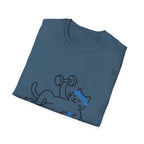 Glowing blue arcs T-Shirt