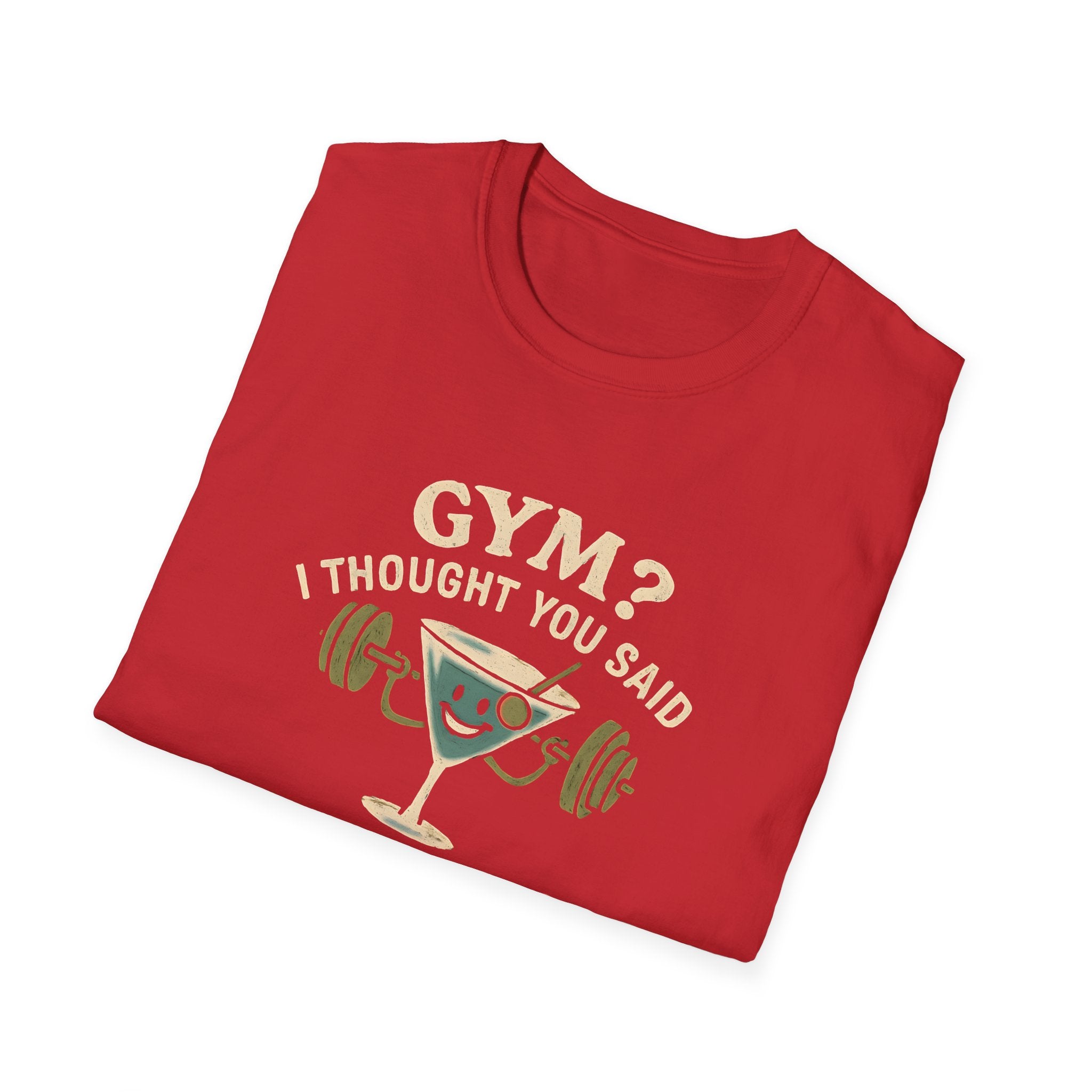 Gym or Gin Pun T-Shirt