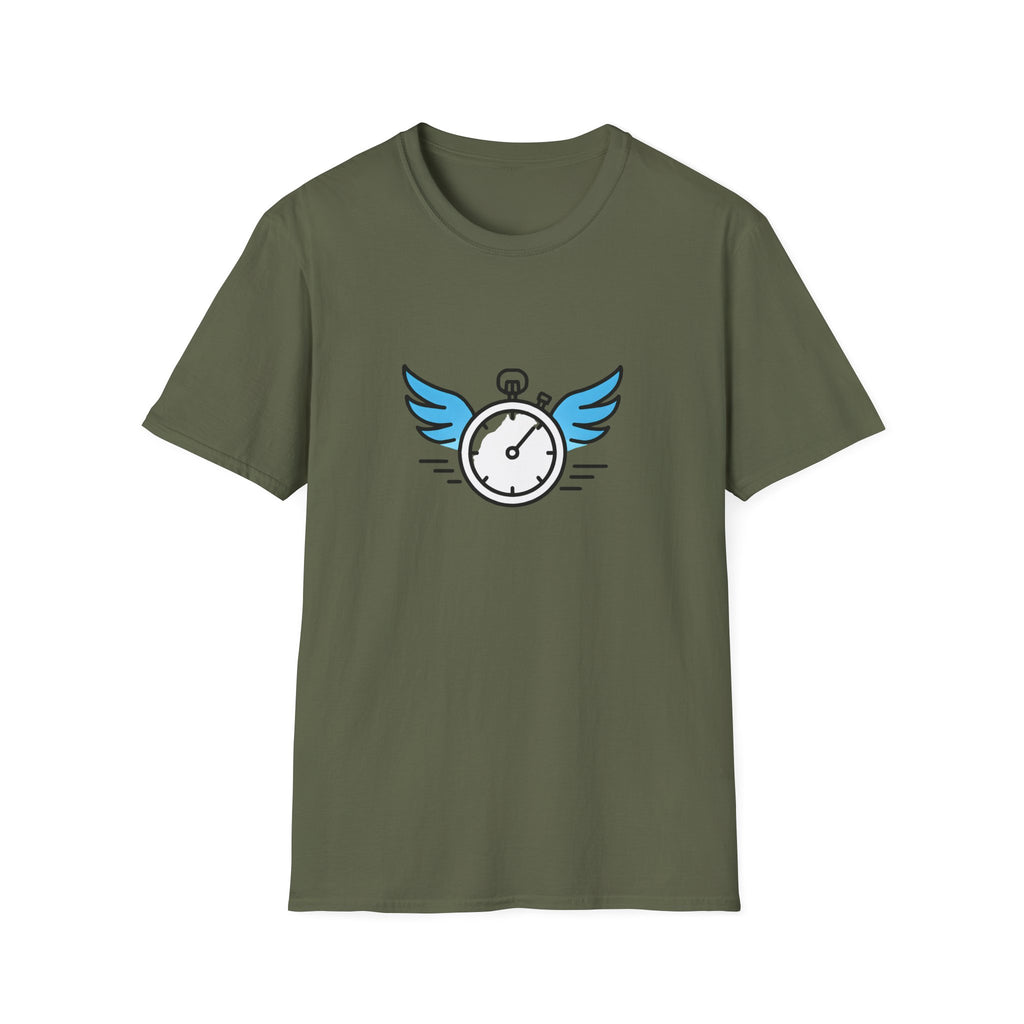 Clock with Wings T-Shirt