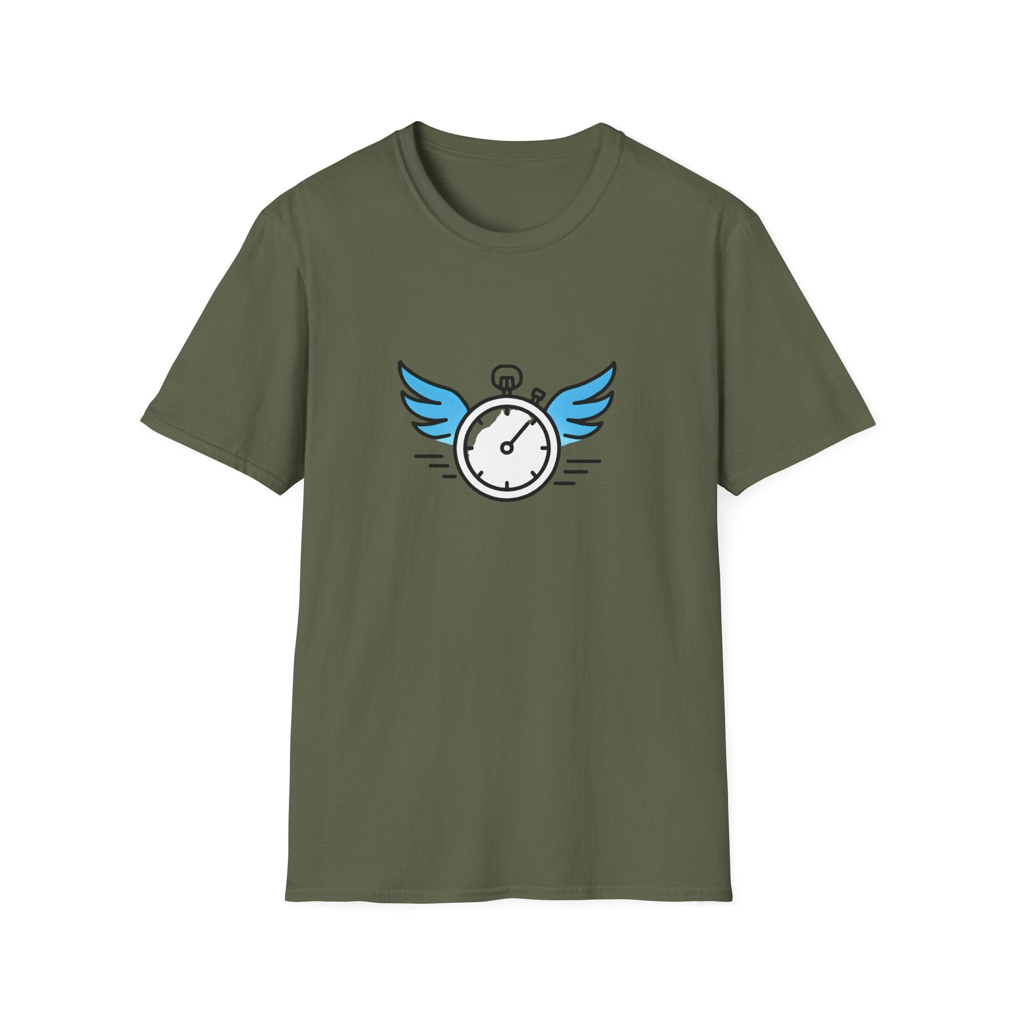 Clock with Wings T-Shirt