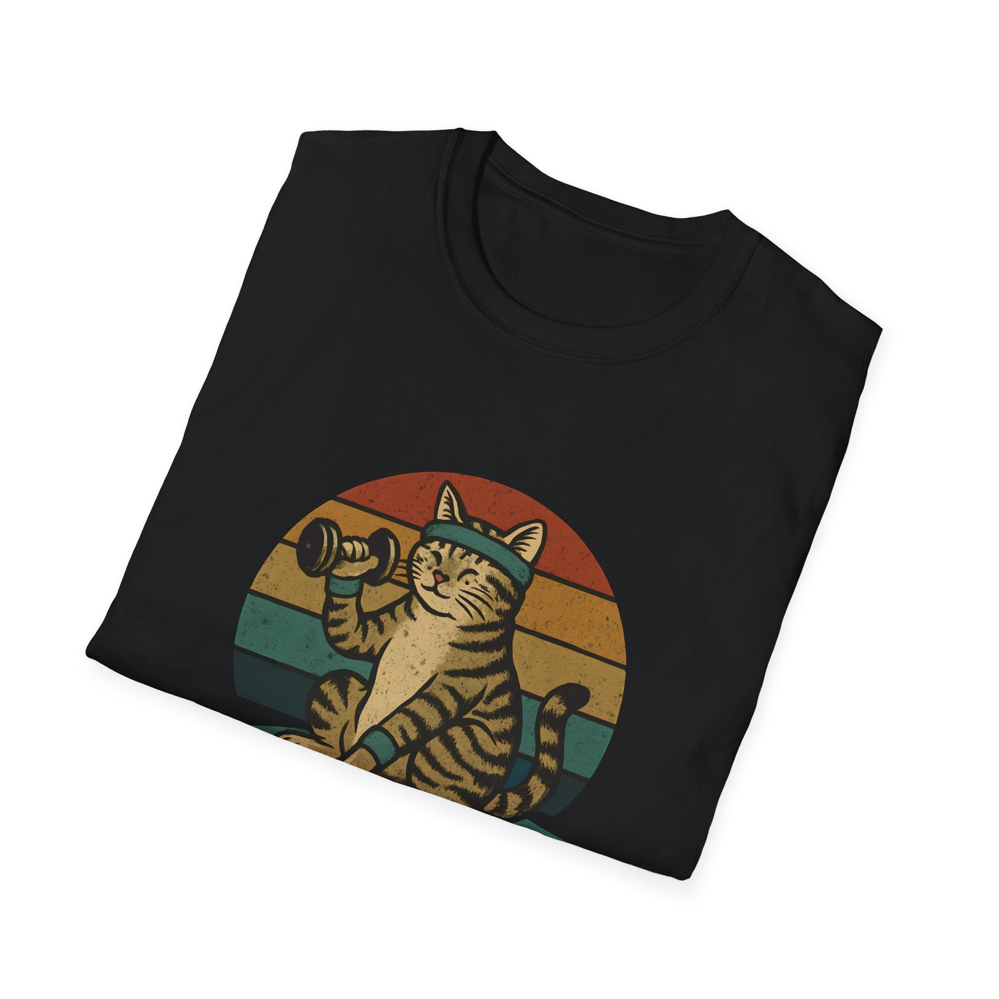 Cat lifting weights T-Shirt