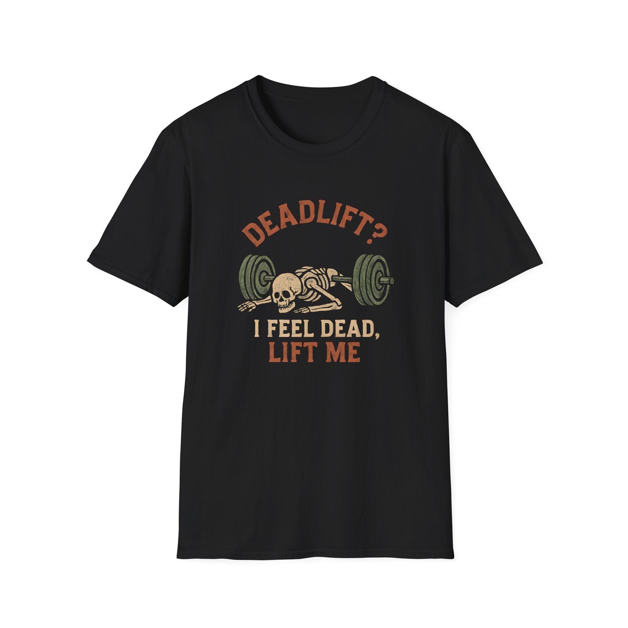 Deadlift Skeleton Meme T-Shirt