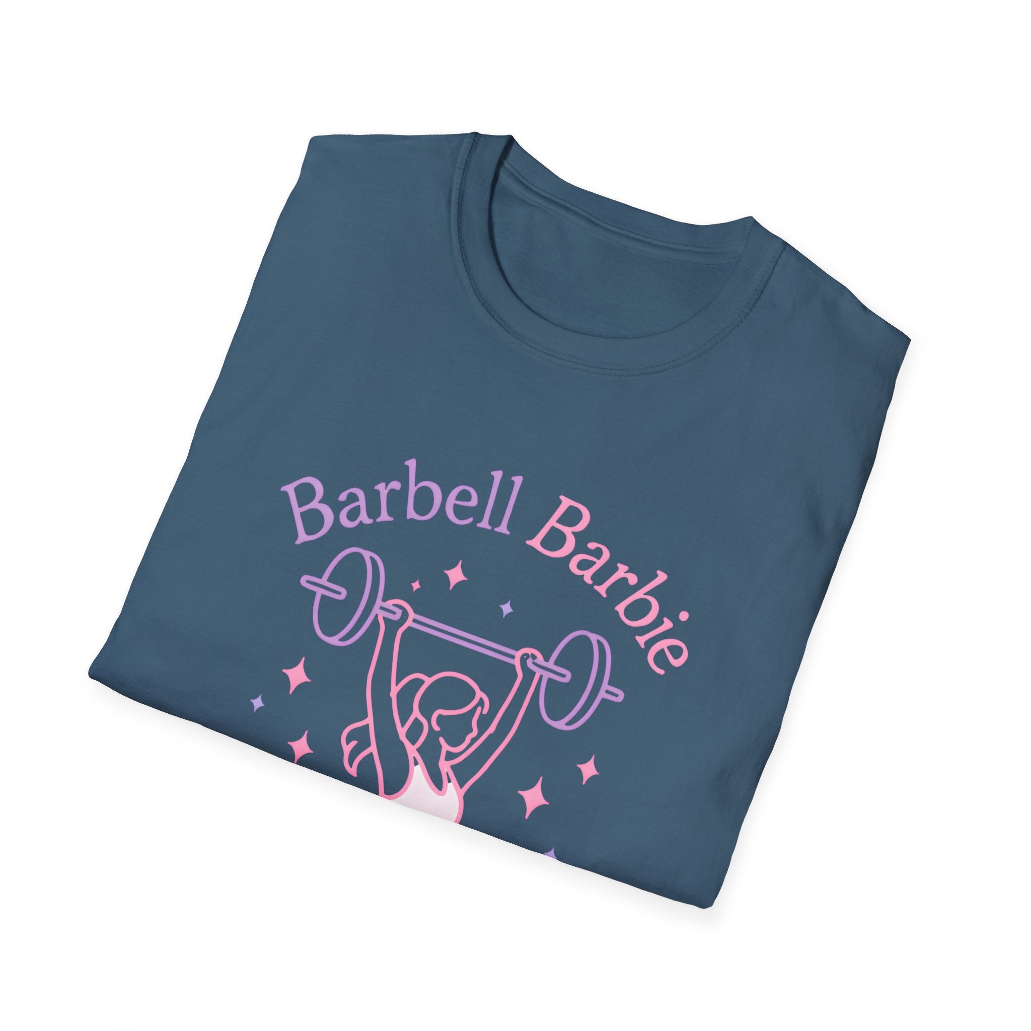 Barbell Barbie Lifts Weights T-Shirt