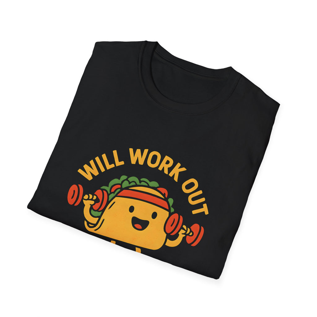 Taco Weightlifting Mascot T-Shirt