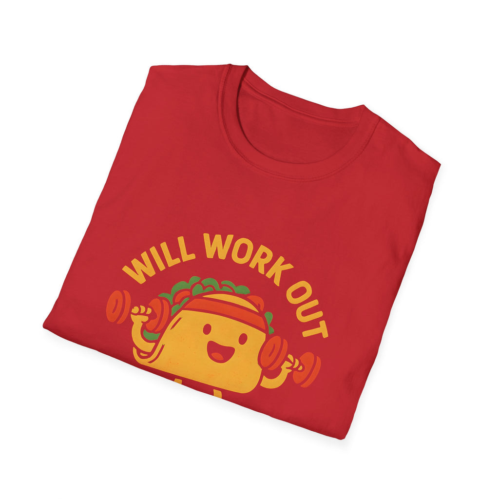 Taco Weightlifting Mascot T-Shirt