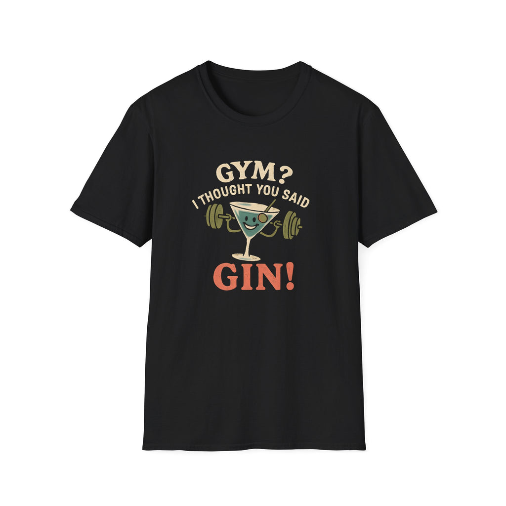 Gym or Gin Pun T-Shirt