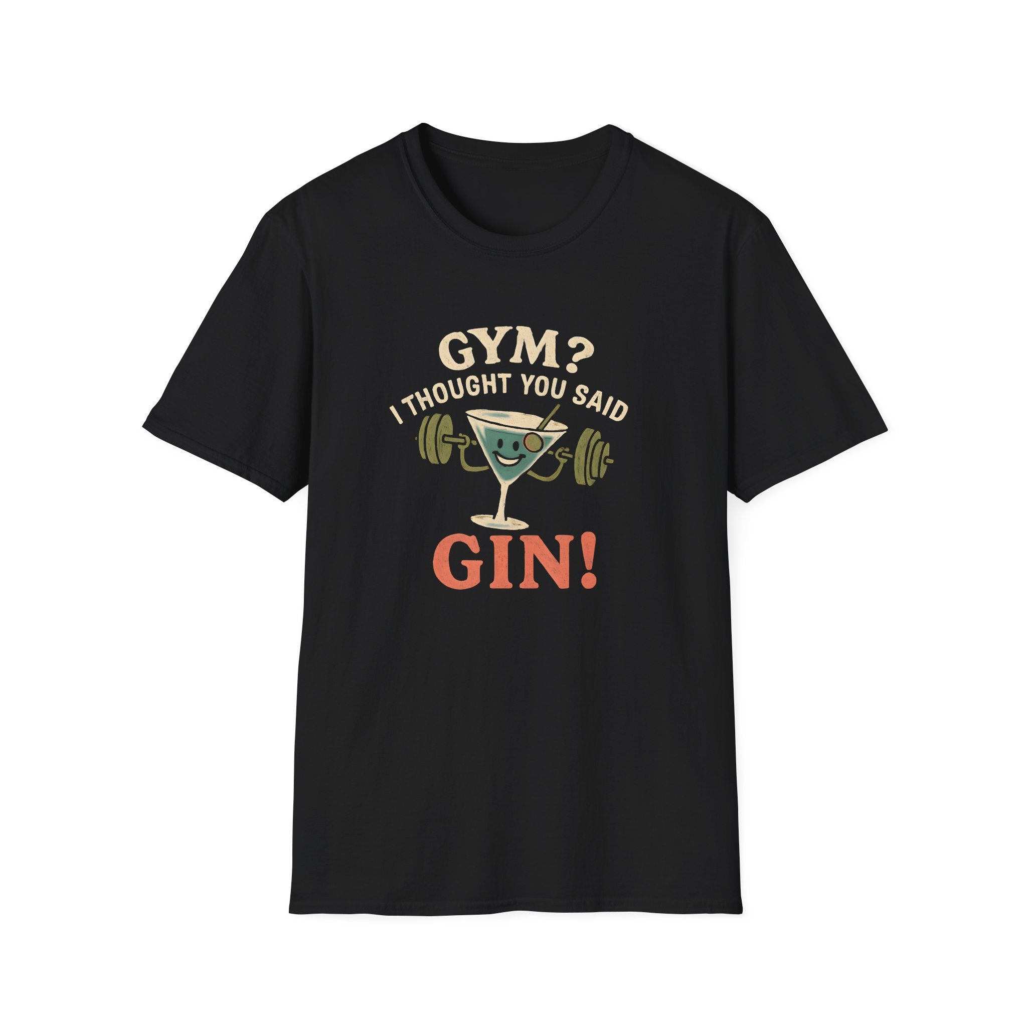 Gym or Gin Pun T-Shirt