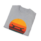 Skateboard silhouette at sunset T-Shirt
