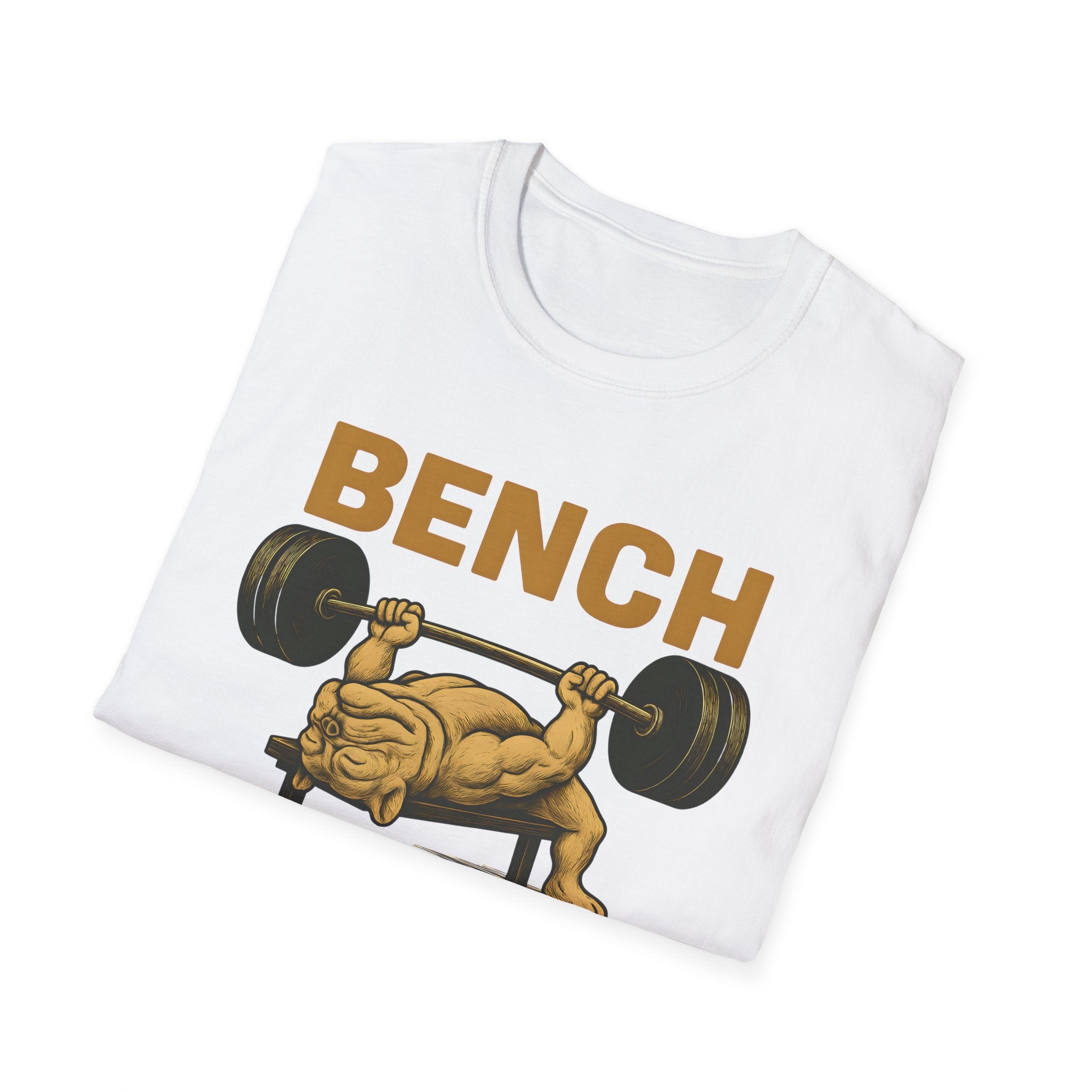 Bench Press Dog T-Shirt