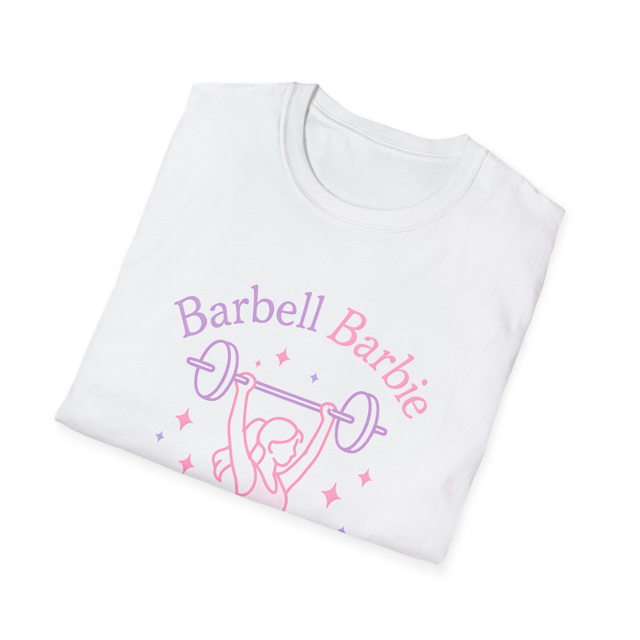 Barbell Barbie Lifts Weights T-Shirt