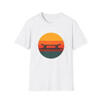 Skateboard silhouette at sunset T-Shirt