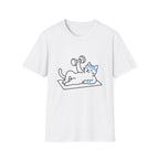 Glowing blue arcs T-Shirt