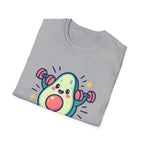 Avocado Lifting Weights T-Shirt