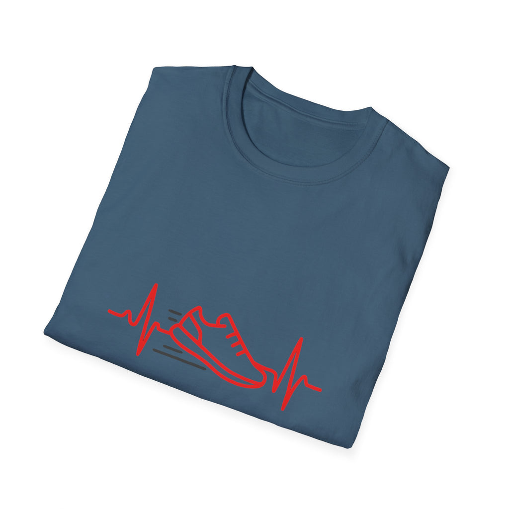 Sneaker Heartbeat Illustration T-Shirt