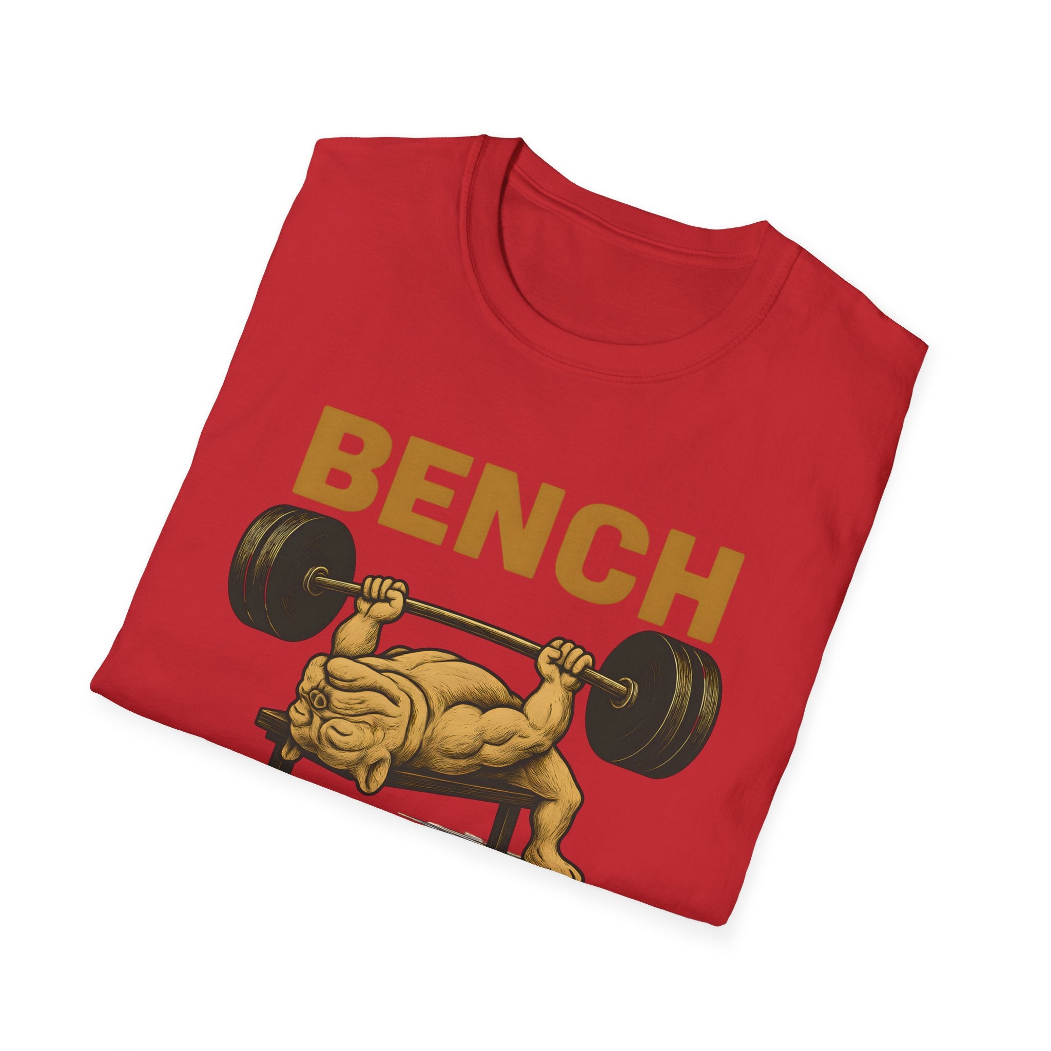 Bench Press Dog T-Shirt