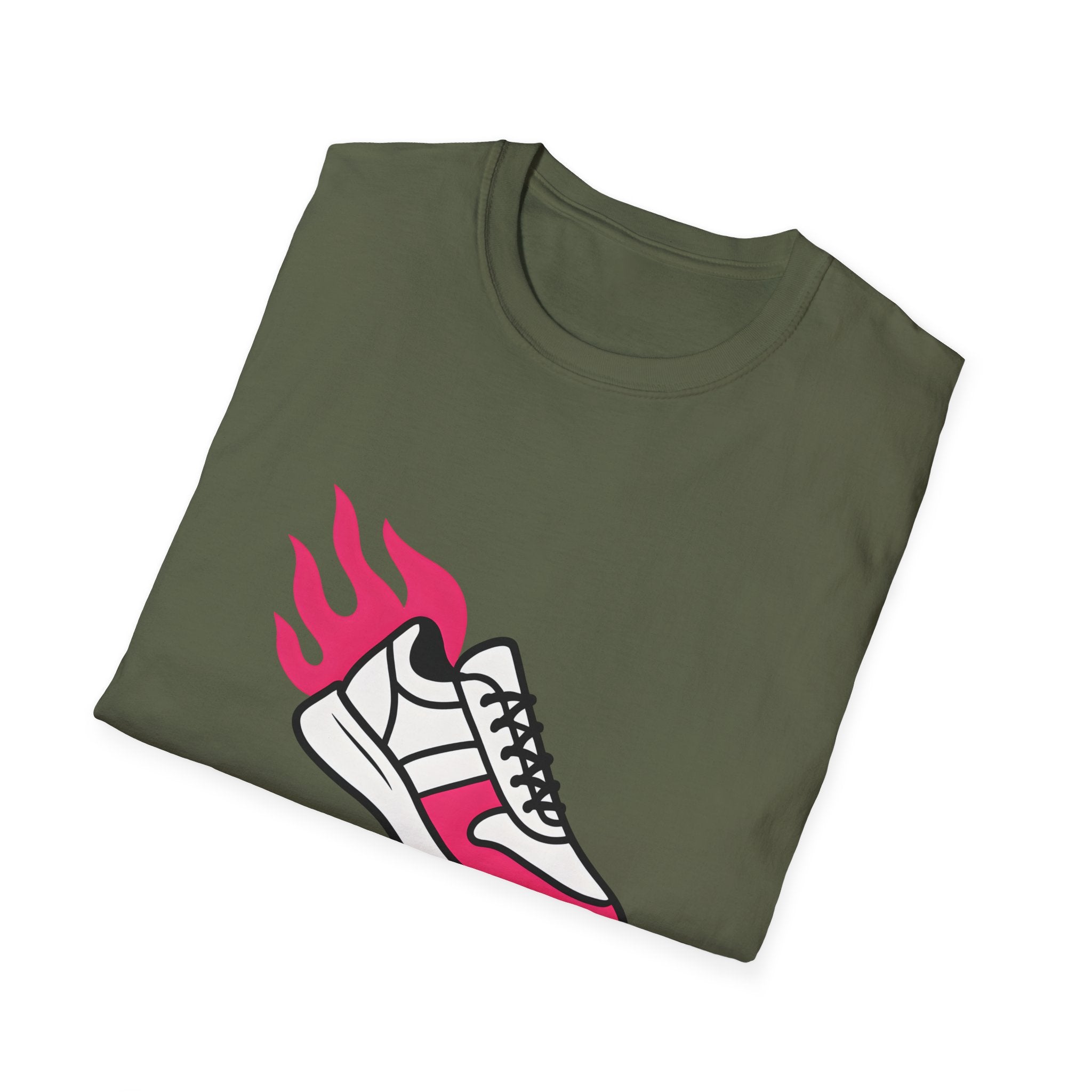 Flaming Running Shoe T-Shirt