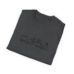 Bicycle on heartbeat line T-Shirt