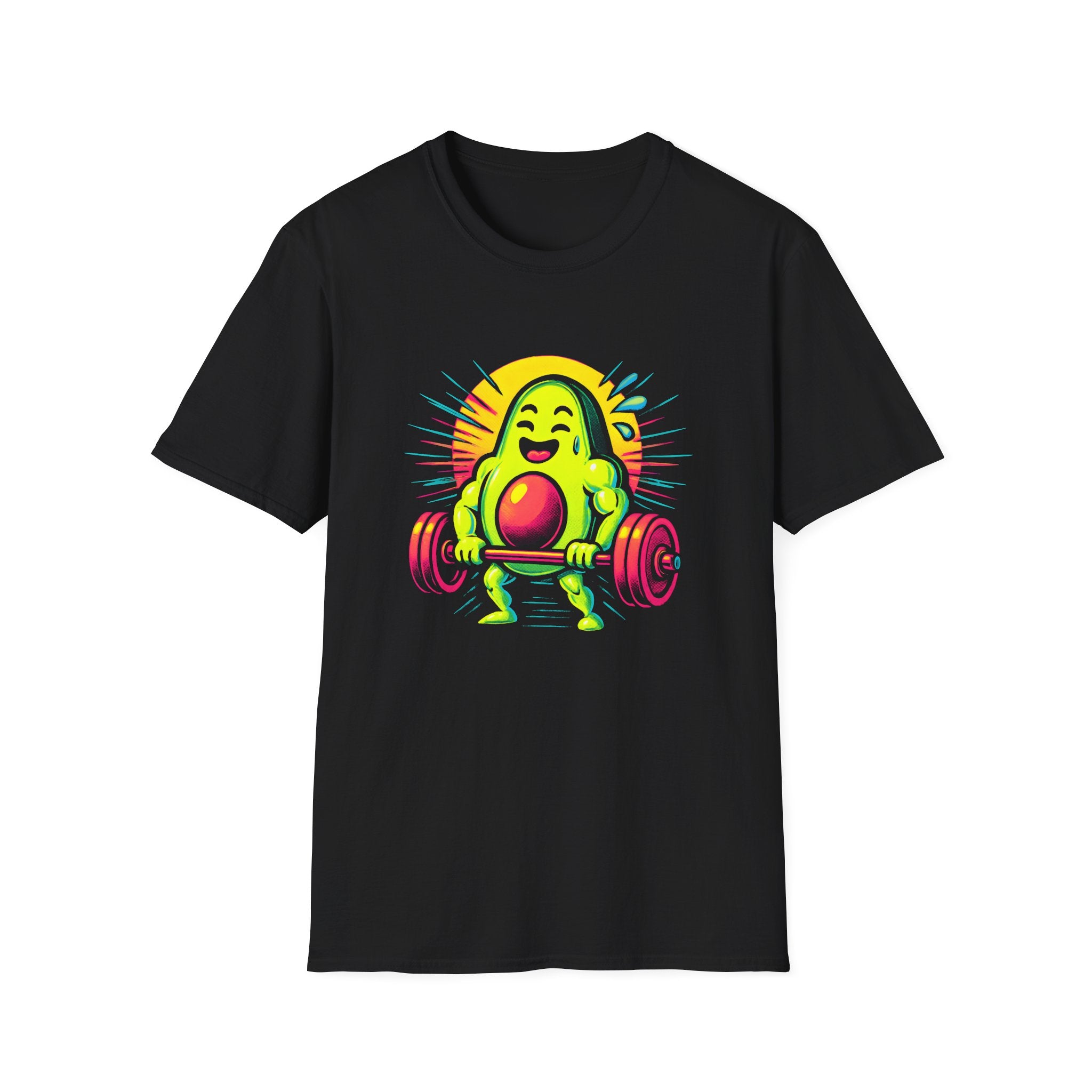 Cheerful Weightlifting Blob T-Shirt