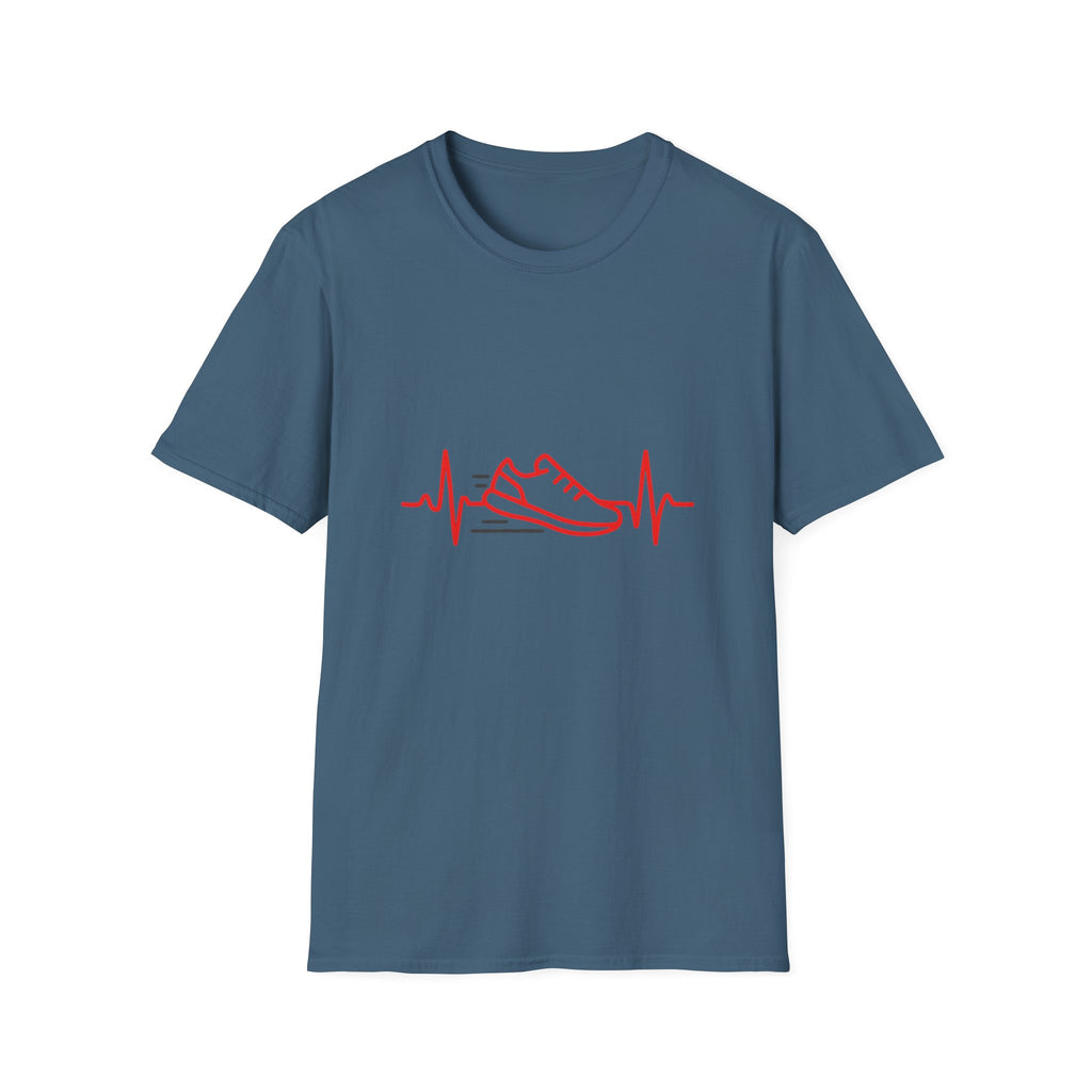 Sneaker Heartbeat Illustration T-Shirt
