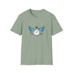 Clock with Wings T-Shirt