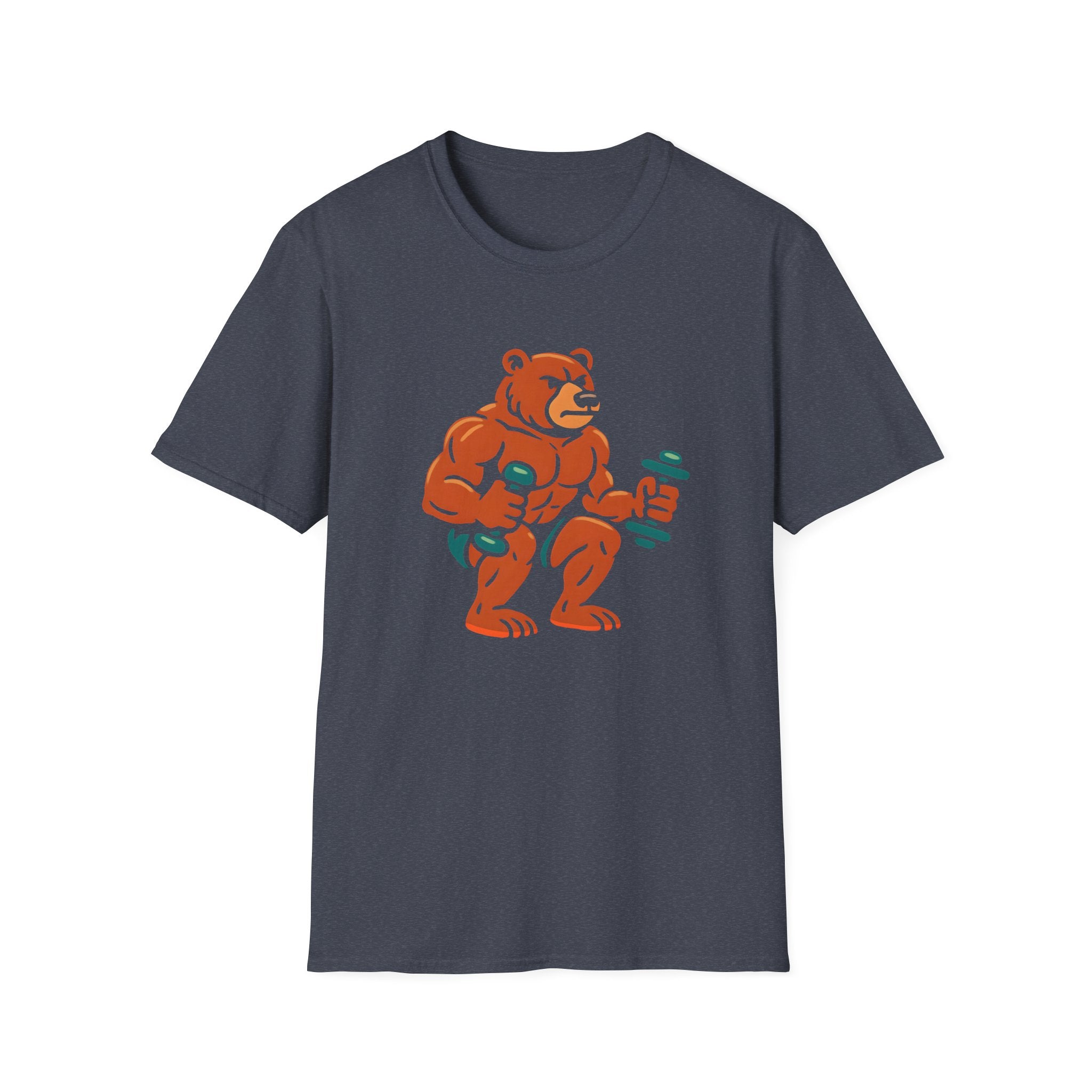 Bear Lifting Weights T-Shirt