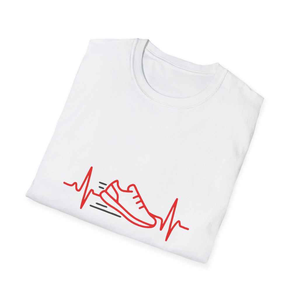 Sneaker Heartbeat Illustration T-Shirt