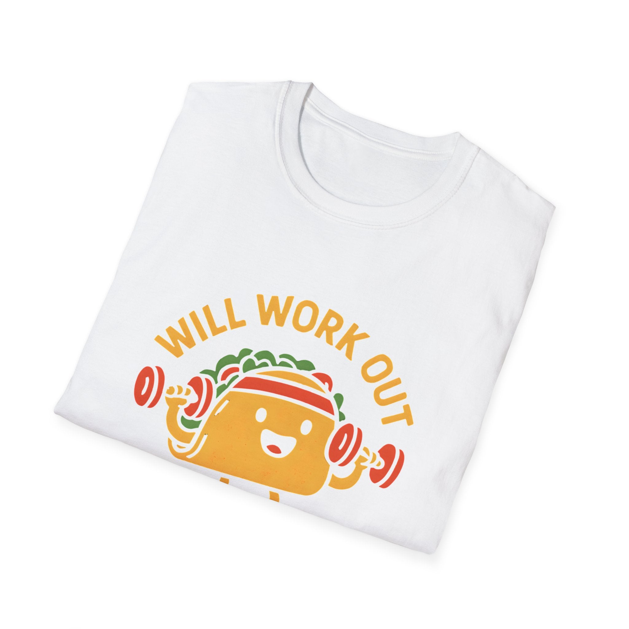 Taco Weightlifting Mascot T-Shirt