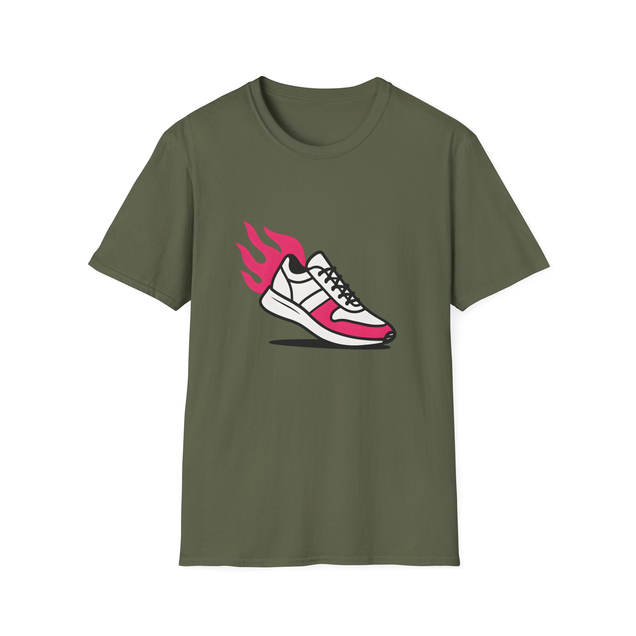Flaming Running Shoe T-Shirt