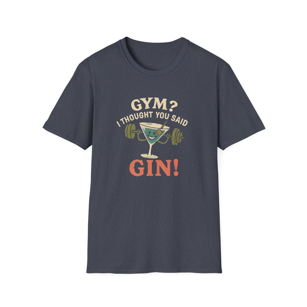 Gym or Gin Pun T-Shirt