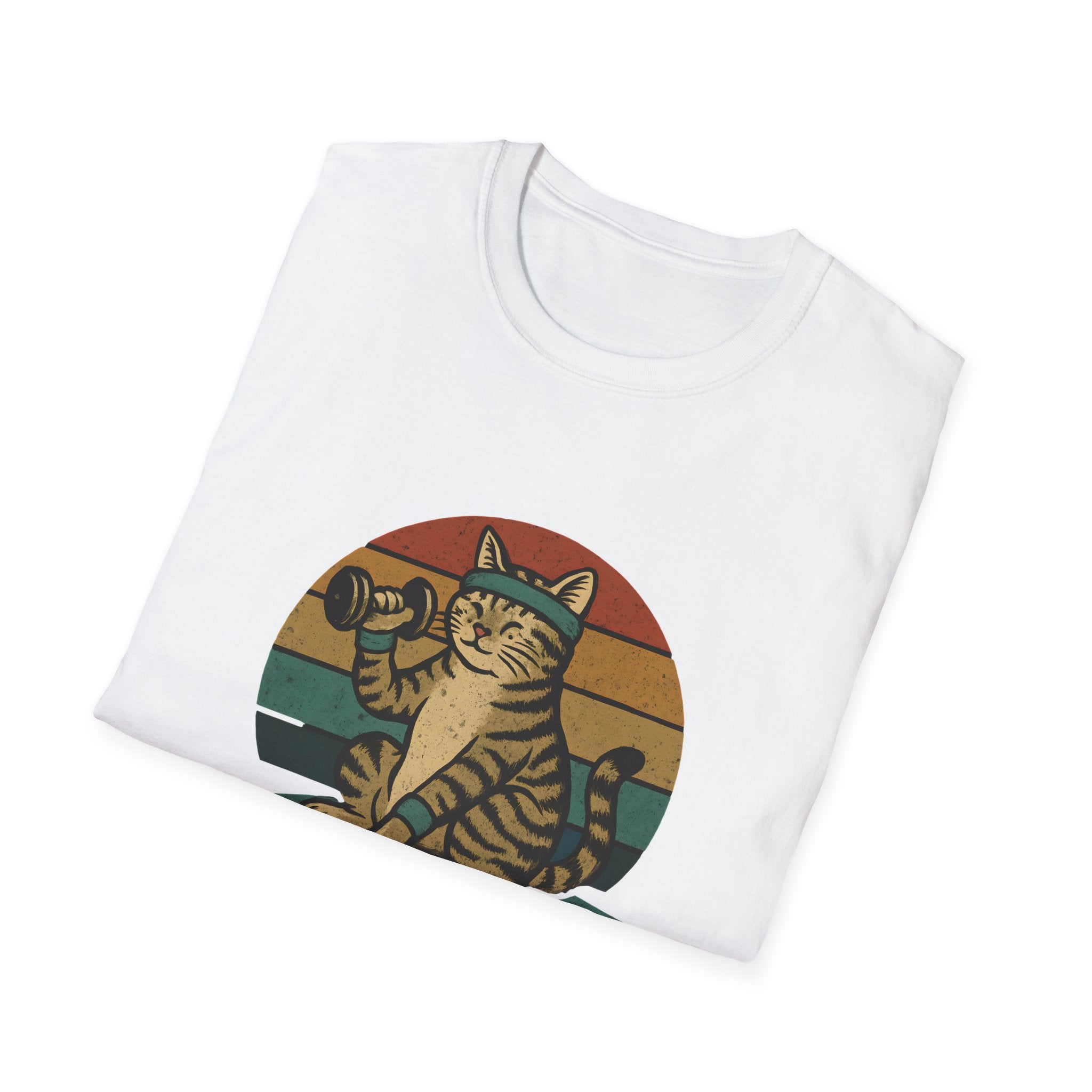 Cat lifting weights T-Shirt