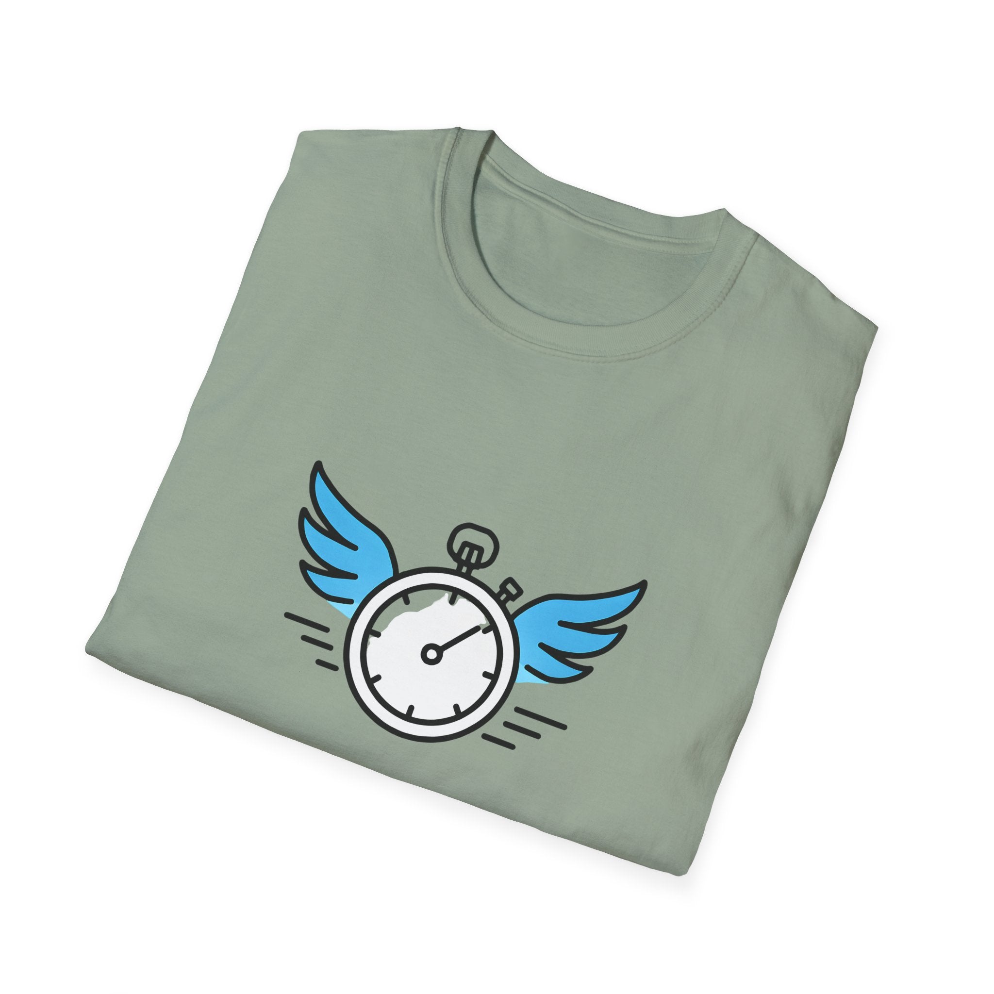 Clock with Wings T-Shirt