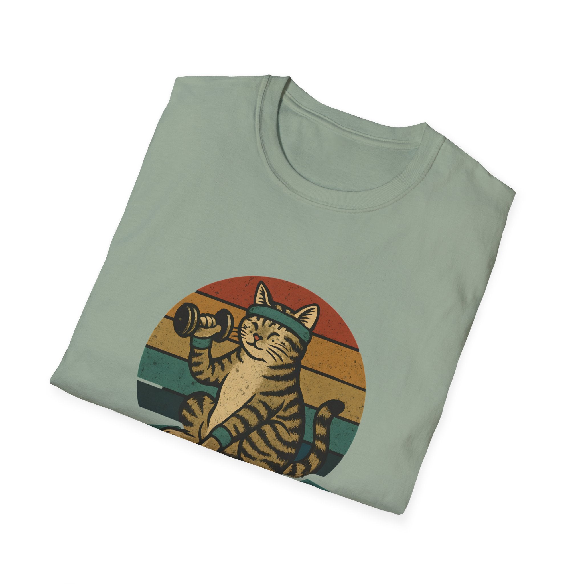 Cat lifting weights T-Shirt