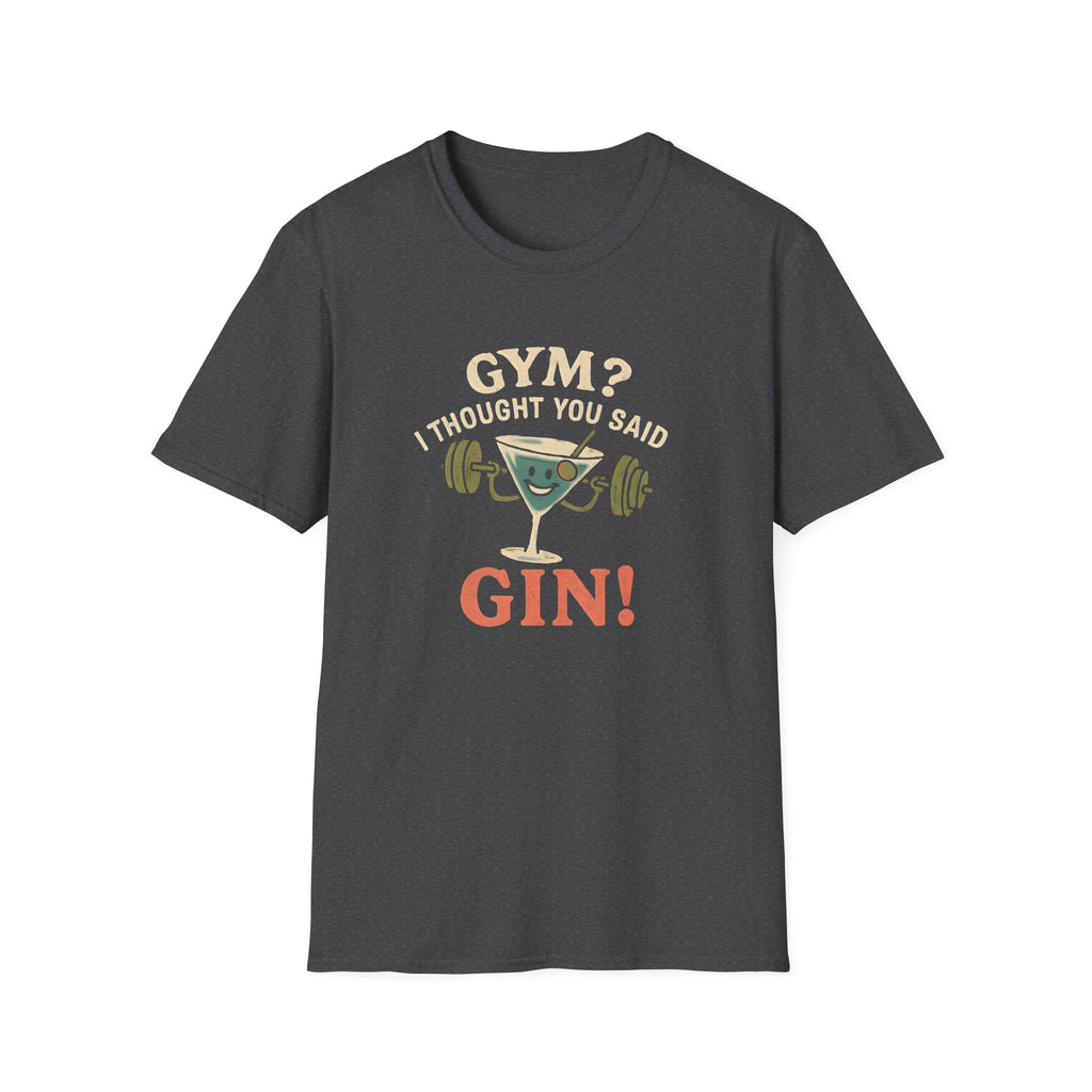 Gym or Gin Pun T-Shirt