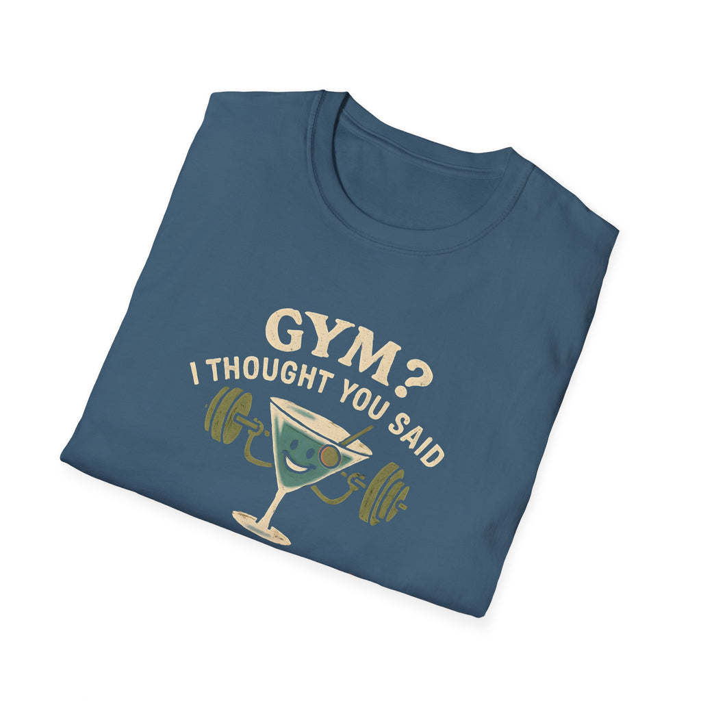 Gym or Gin Pun T-Shirt
