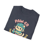 Cycling Cat Illustration T-Shirt