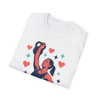 Strong Woman Lifting Kettlebell T-Shirt