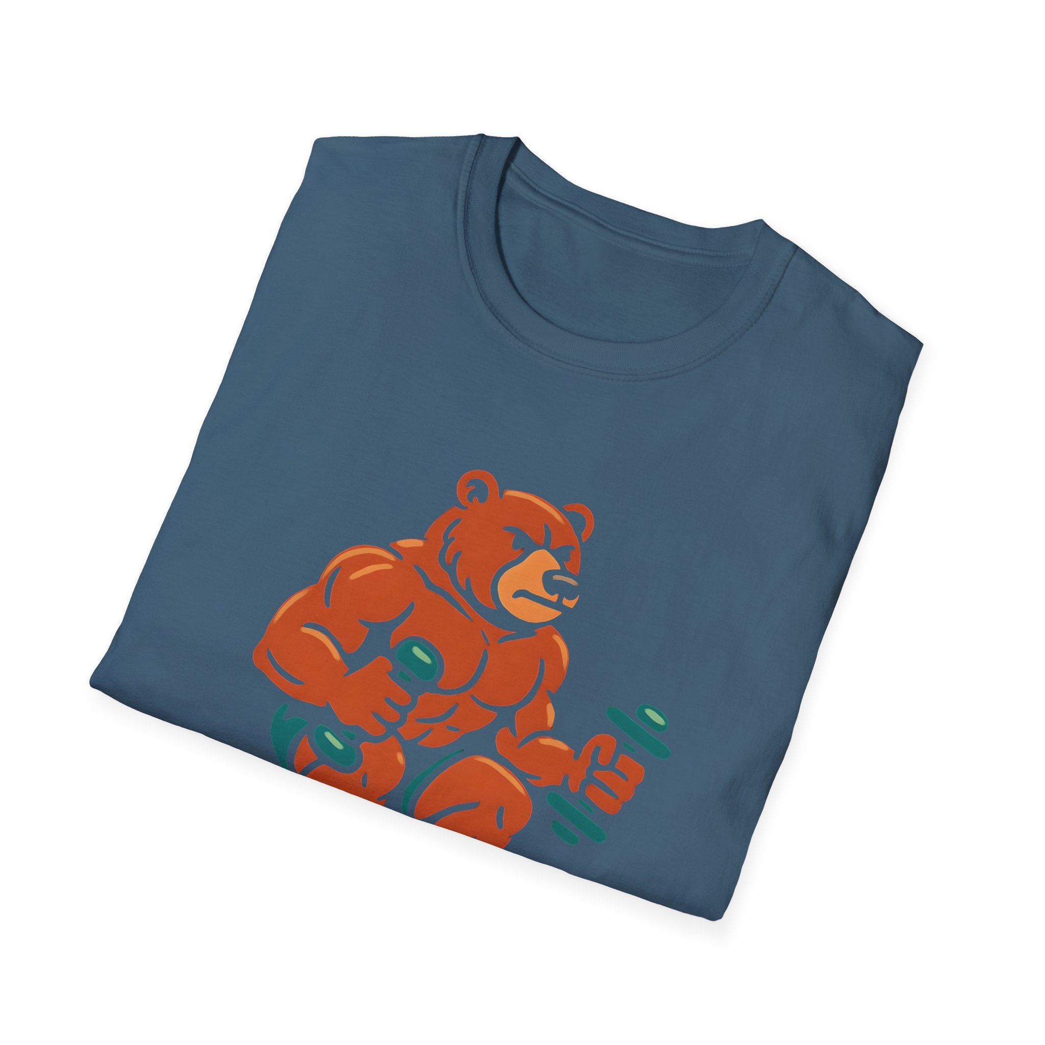 Bear Lifting Weights T-Shirt