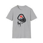 Rappelling climber silhouette T-Shirt
