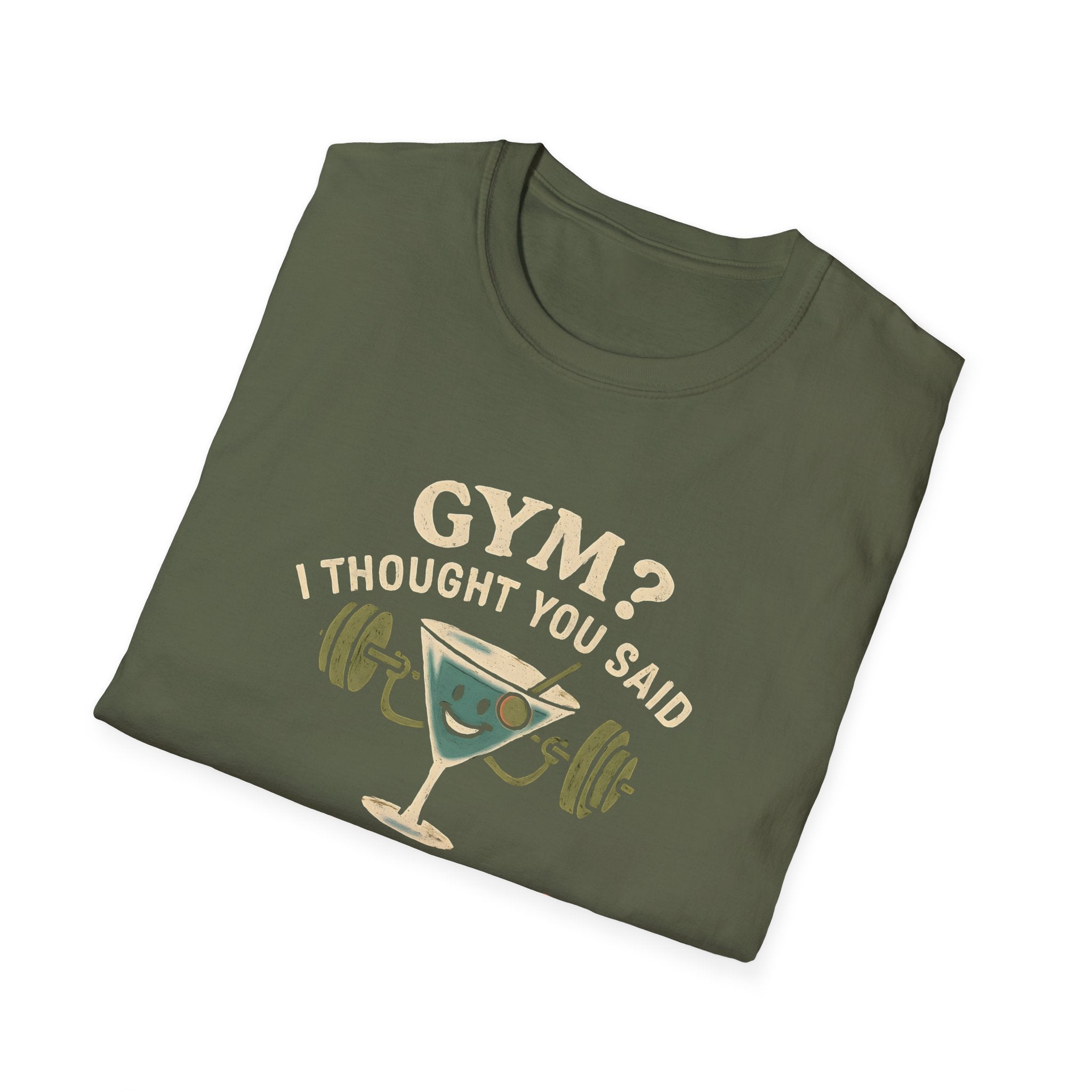 Gym or Gin Pun T-Shirt