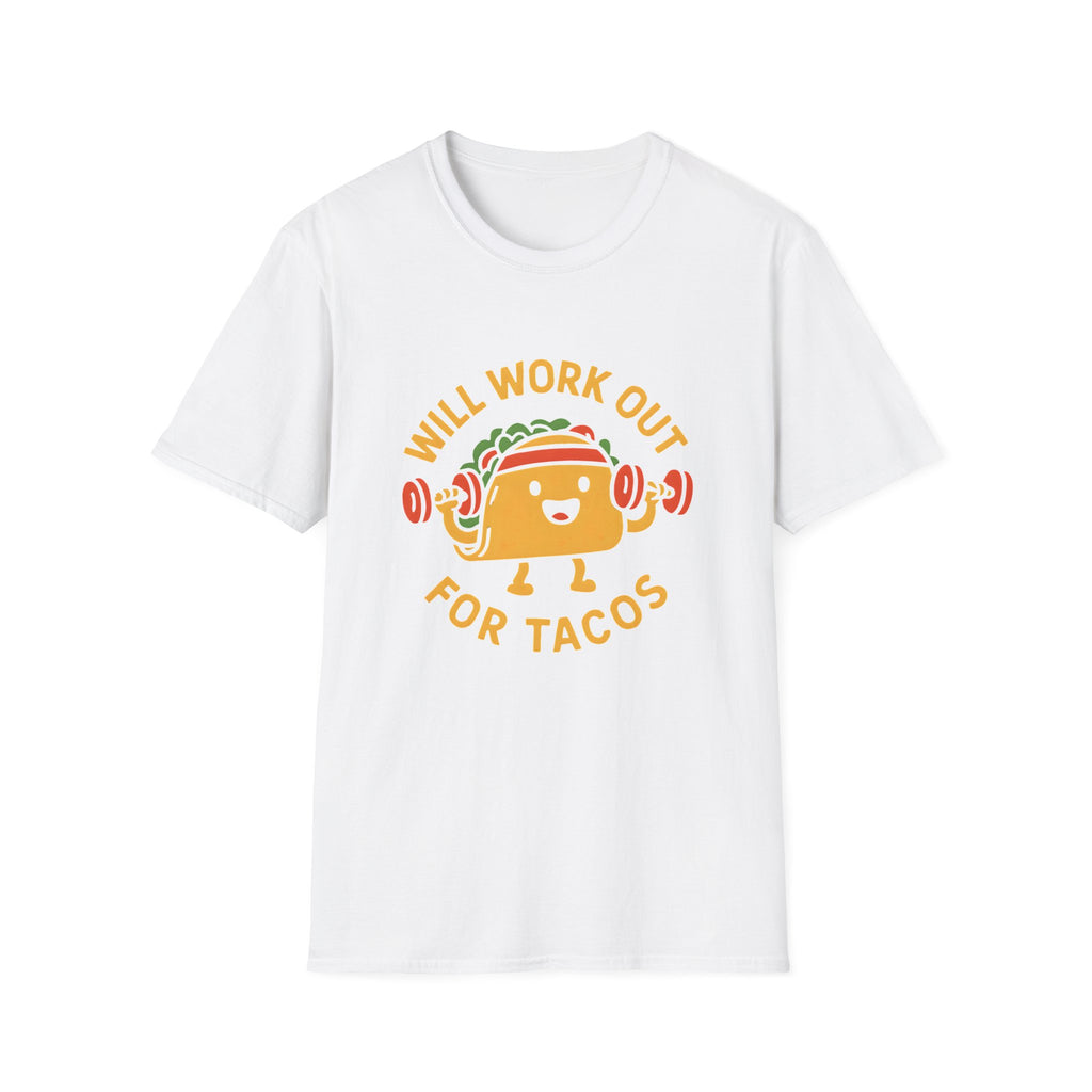 Taco Weightlifting Mascot T-Shirt