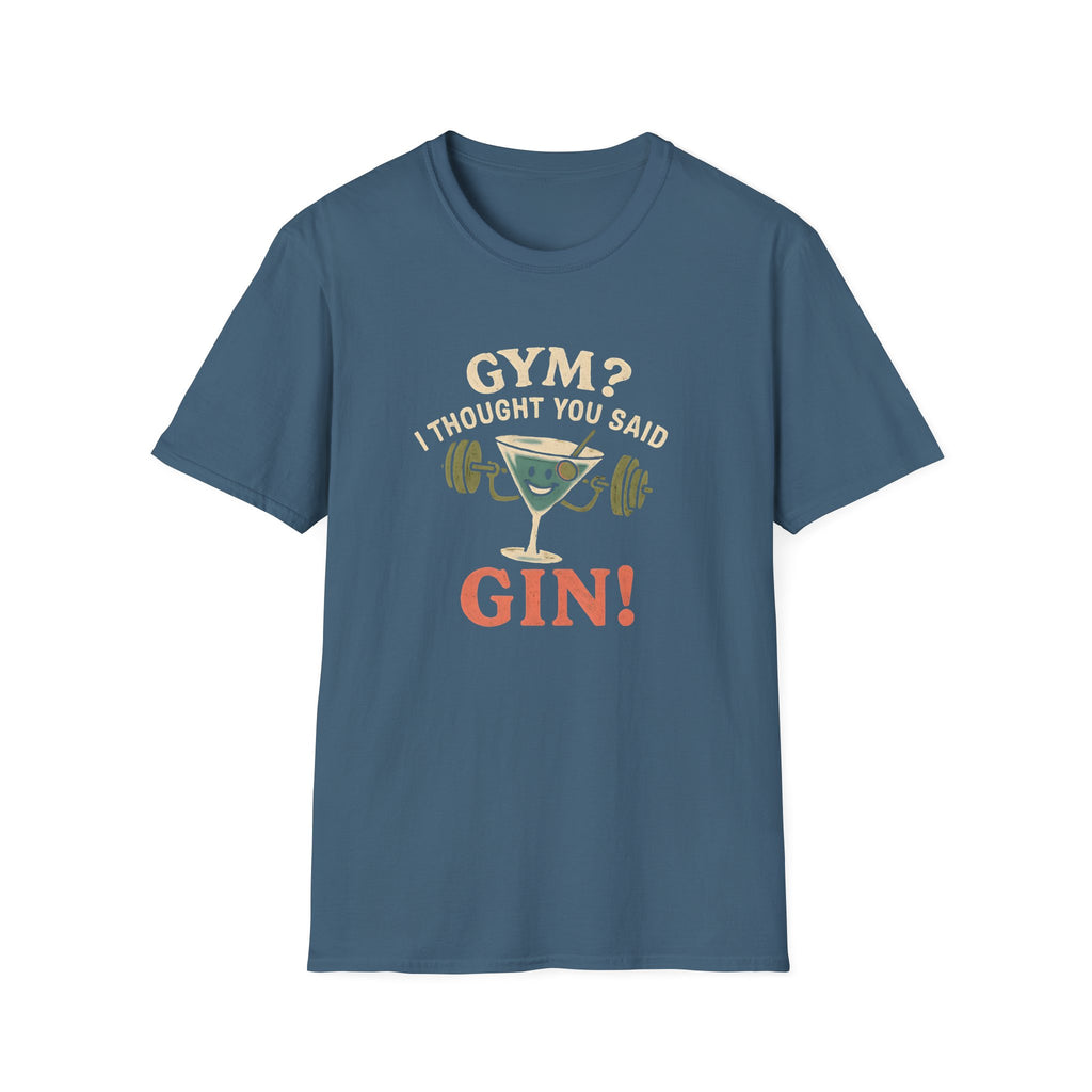 Gym or Gin Pun T-Shirt