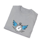 Clock with Wings T-Shirt
