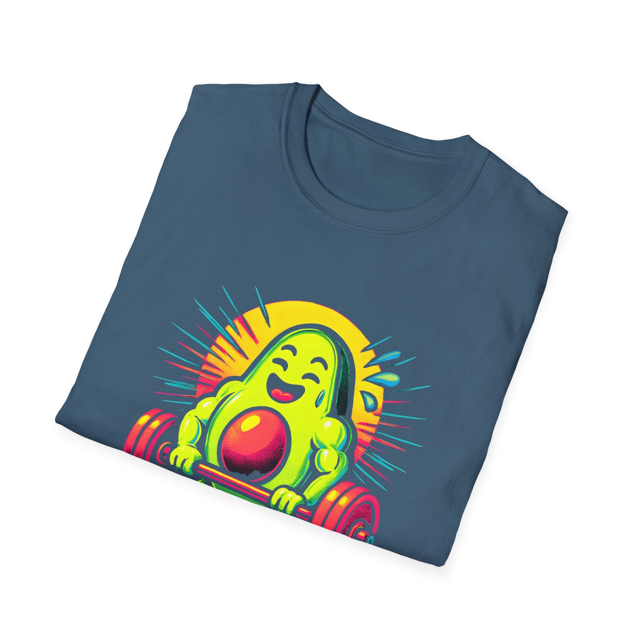 Cheerful Weightlifting Blob T-Shirt