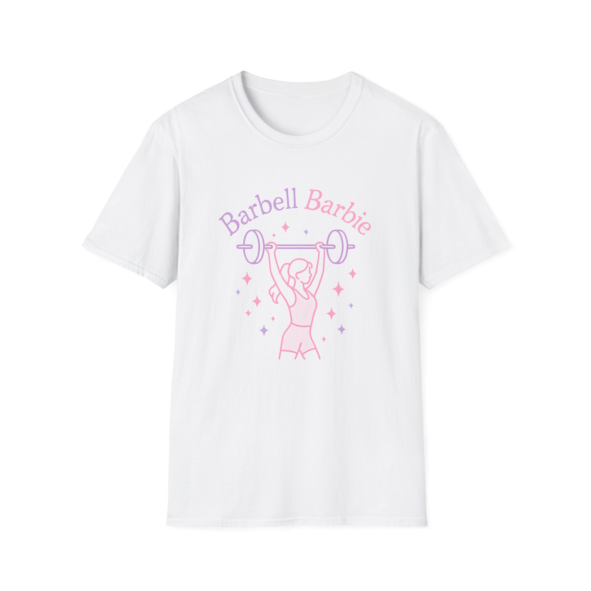 Barbell Barbie Lifts Weights T-Shirt