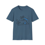 Glowing blue arcs T-Shirt