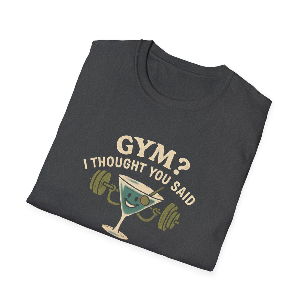 Gym or Gin Pun T-Shirt