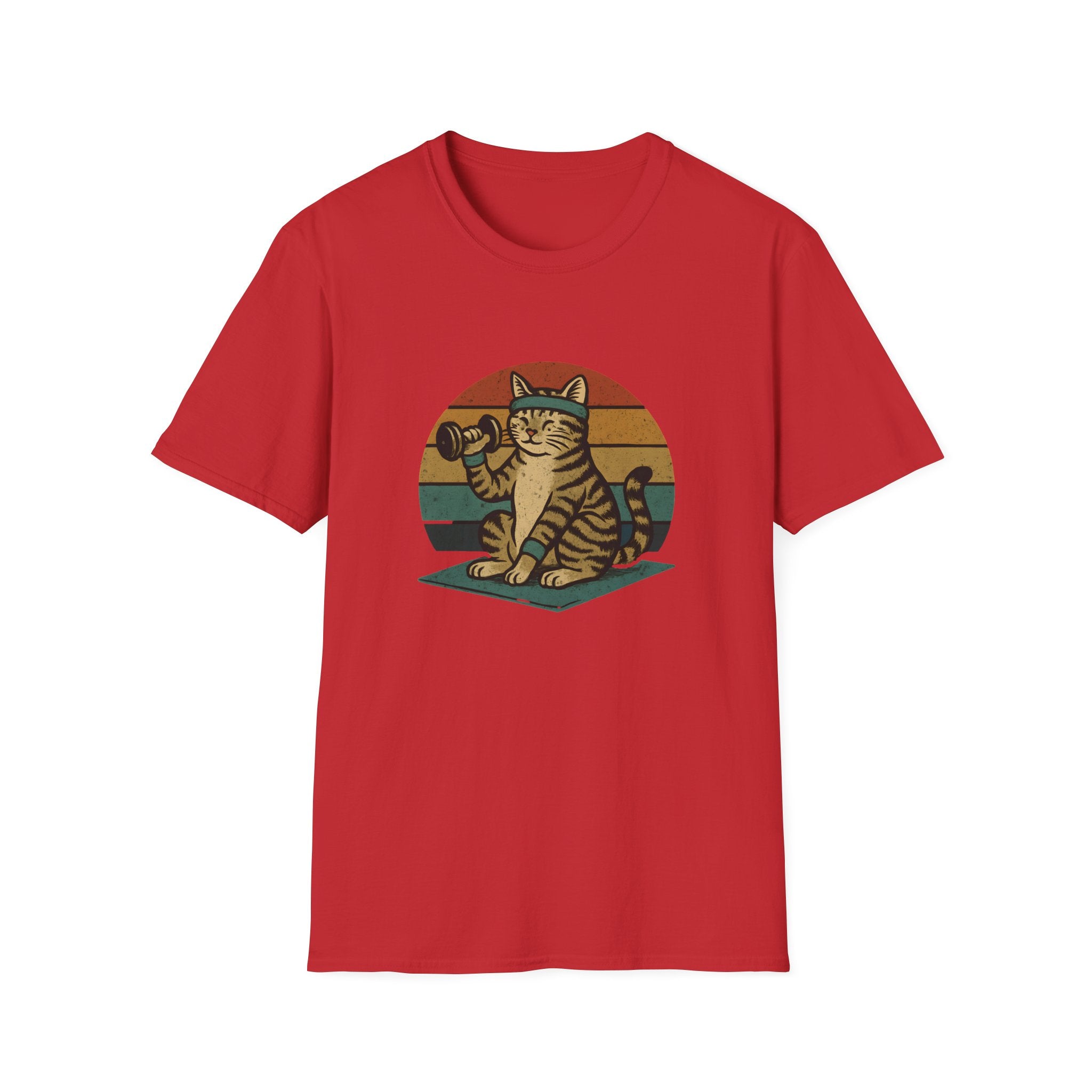Cat lifting weights T-Shirt