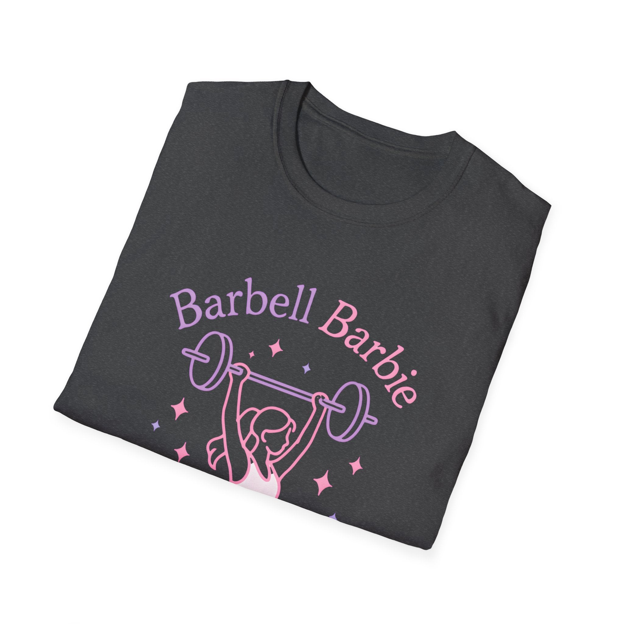 Barbell Barbie Lifts Weights T-Shirt