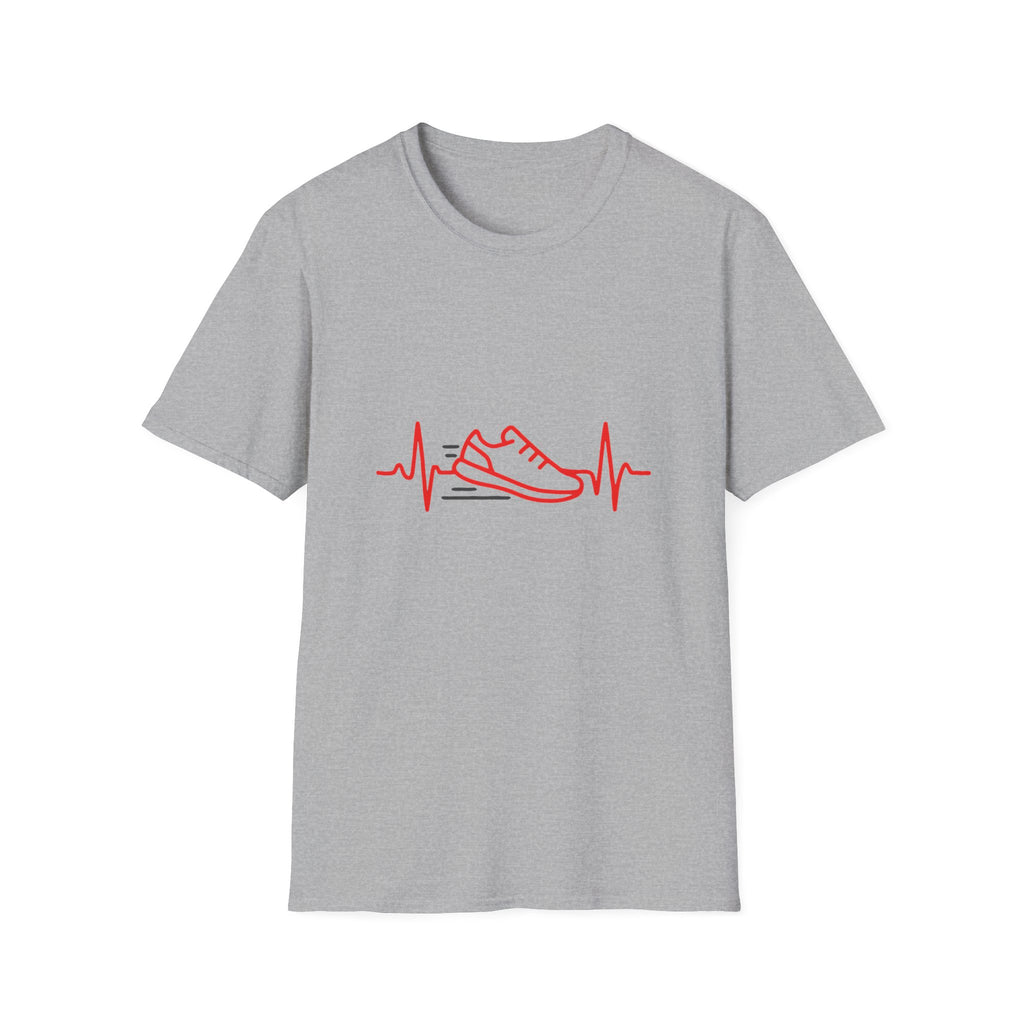 Sneaker Heartbeat Illustration T-Shirt